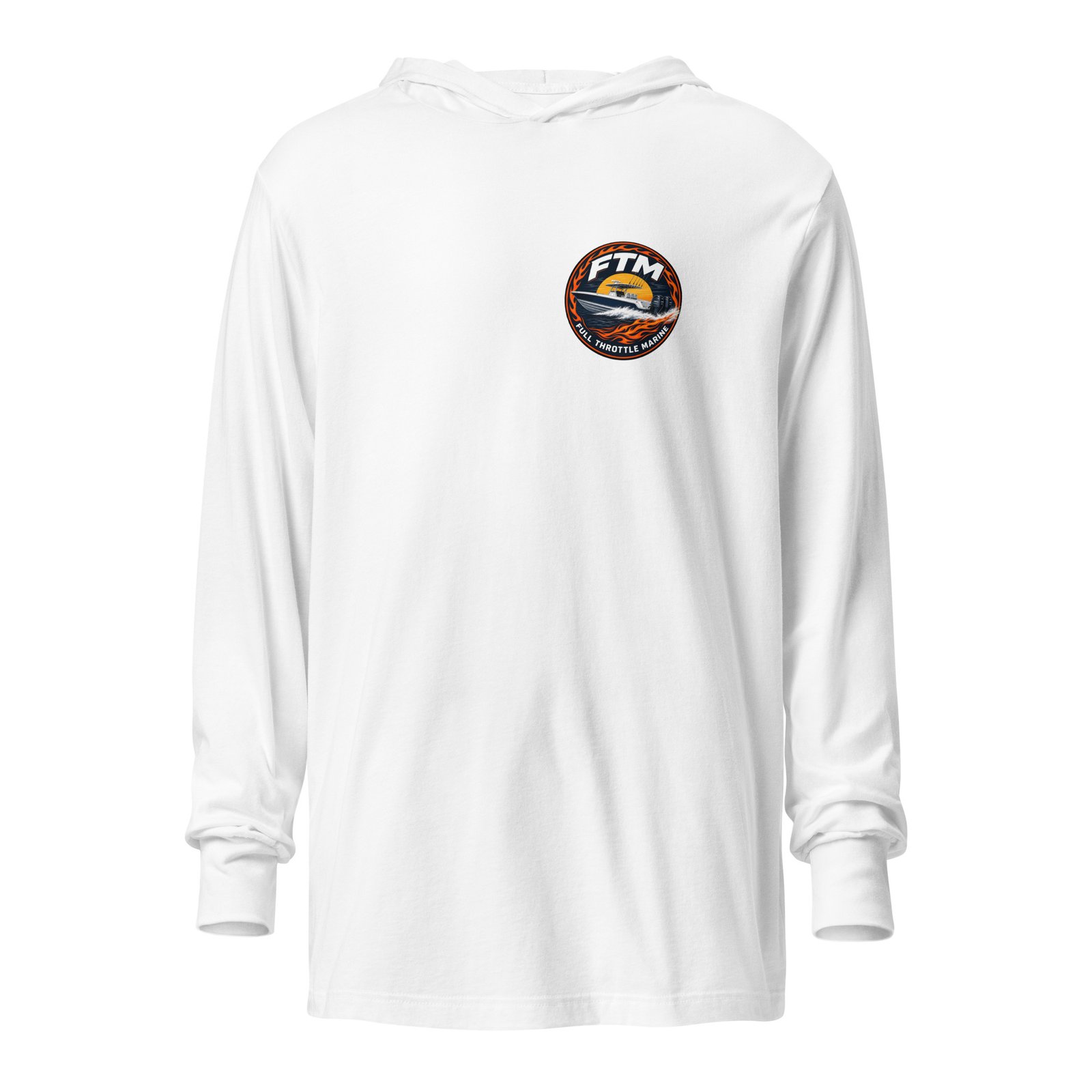 Full Throttle Marine Hooded Long-sleeve Tee - Image 2